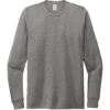 Custom Allmade Unisex Tri-Blend Long Sleeve Tee Aluminum Grey