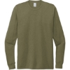 Custom Allmade Unisex Tri-Blend Long Sleeve Tee Olive You Green