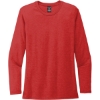 Custom Allmade Womens Tri-Blend Long Sleeve Tee Rise Up Red