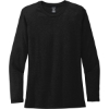 Custom Allmade Womens Tri-Blend Long Sleeve Tee Space Black