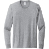 Custom Allmade Unisex Long Sleeve Recycled Blend Tee Remade Gray Heather