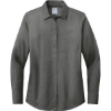 Custom Brooks Brothers Womens Wrinkle-Free Stretch Pinpoint Shirt Deep Black