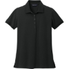 Custom Brooks Brothers Womens Pima Cotton Pique Polo Deep Black