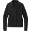 Custom Brooks Brothers Womens Mid-Layer Stretch Button Jacket Black Heather