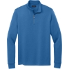 Custom Brooks Brothers Double-Knit 1/4-Zip Charter Blue
