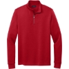 Custom Brooks Brothers Double-Knit 1/4-Zip Rich Red