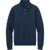 Custom Brooks Brothers Diamond Quilt 1/4-Zip Navy Blazer Blue