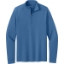 Custom Brooks Brothers Luxe Performance 1/4-Zip Charter Blue