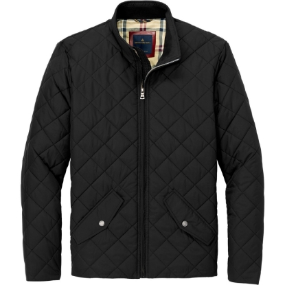 Custom Brooks Brothers Quilted Jacket Deep Black