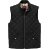 Custom Brooks Brothers Quilted Vest Deep Black