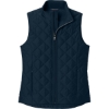 Custom Brooks Brothers Womens Quilted Vest Night Navy Blue
