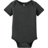 Custom BELLA+CANVAS Infant Jersey Short Sleeve One Piece Dark Gray Heather