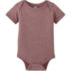 Custom BELLA+CANVAS Infant Jersey Short Sleeve One Piece Heather Mauve Pink
