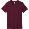 Custom BELLA+CANVAS Unisex Jersey Short Sleeve Tee. Maroon Red
