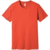Custom BELLA+CANVAS Unisex Jersey Short Sleeve Tee. Poppy Orange