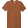 Custom BELLA+CANVAS Unisex Heather CVC Short Sleeve Tee. Heather Autumn Orange