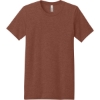 Custom BELLA+CANVAS Unisex Heather CVC Short Sleeve Tee. Heather Clay Red