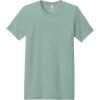 Custom BELLA+CANVAS Unisex Heather CVC Short Sleeve Tee. Heather Dusty Blue