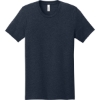 Custom BELLA+CANVAS Unisex Heather CVC Short Sleeve Tee. Heather Midnight Navy Blue