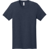 Custom BELLA+CANVAS Unisex Heather CVC Short Sleeve Tee. Heather Navy Blue