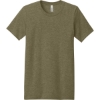 Custom BELLA+CANVAS Unisex Heather CVC Short Sleeve Tee. Heather Olive Green