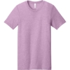 Custom BELLA+CANVAS Unisex Heather CVC Short Sleeve Tee. Heather Prism Lilac Purple