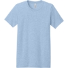 Custom BELLA+CANVAS Unisex Heather CVC Short Sleeve Tee. HtBabyBlue