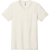 Custom BELLA+CANVAS Unisex Heather CVC Short Sleeve Tee. Heather Natural White