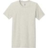 Custom BELLA+CANVAS Unisex Heather CVC Short Sleeve Tee. Heather Oatmeal White