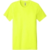 Custom BELLA+CANVAS Unisex Heather CVC Short Sleeve Tee. Neon Yellow