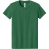 Custom BELLA+CANVAS Youth Heather CVC Tee Heather Grass Green