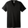 Custom BELLA+CANVAS Unisex Heather CVC V-Neck Tee Black Heather