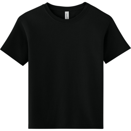 Custom BELLA+CANVAS Youth 6-Ounce Heavyweight Tee Black