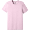 Custom BELLA+CANVAS Unisex Triblend Short Sleeve Tee. PinkTB