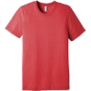 Custom BELLA+CANVAS Unisex Triblend Short Sleeve Tee. Red TB