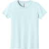 Custom BELLA+CANVAS Youth Triblend Short Sleeve Tee. IceBlueTB