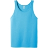 Custom BELLA+CANVAS Unisex Jersey Tank. Aqua TB