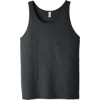 Custom BELLA+CANVAS Unisex Jersey Tank. Dark Grey Ht