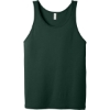 Custom BELLA+CANVAS Unisex Jersey Tank. Forest Green