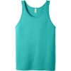 Custom BELLA+CANVAS Unisex Jersey Tank. Teal Green