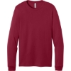 Custom BELLA+CANVAS Unisex Jersey Long Sleeve Tee. Cardinal Red