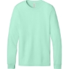 Custom BELLA+CANVAS Unisex Jersey Long Sleeve Tee. Mint Green