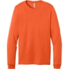 Custom BELLA+CANVAS Unisex Jersey Long Sleeve Tee. Orange