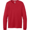 Custom BELLA+CANVAS Unisex Jersey Long Sleeve Tee. Red