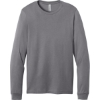 Custom BELLA+CANVAS Unisex Jersey Long Sleeve Tee. Storm Gray
