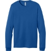 Custom BELLA+CANVAS Unisex Jersey Long Sleeve Tee. True Royal Blue