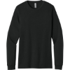 Custom BELLA+CANVAS Unisex Jersey Long Sleeve Tee. Vintage Black
