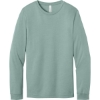Custom BELLA+CANVAS Unisex Heather CVC Long Sleeve Tee Heather Dusty Blue