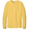 Custom BELLA+CANVAS Unisex Heather CVC Long Sleeve Tee Heather Yellow Gold