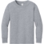 Custom BELLA+CANVAS Toddler Jersey Long Sleeve Tee Athletic Heather Gray